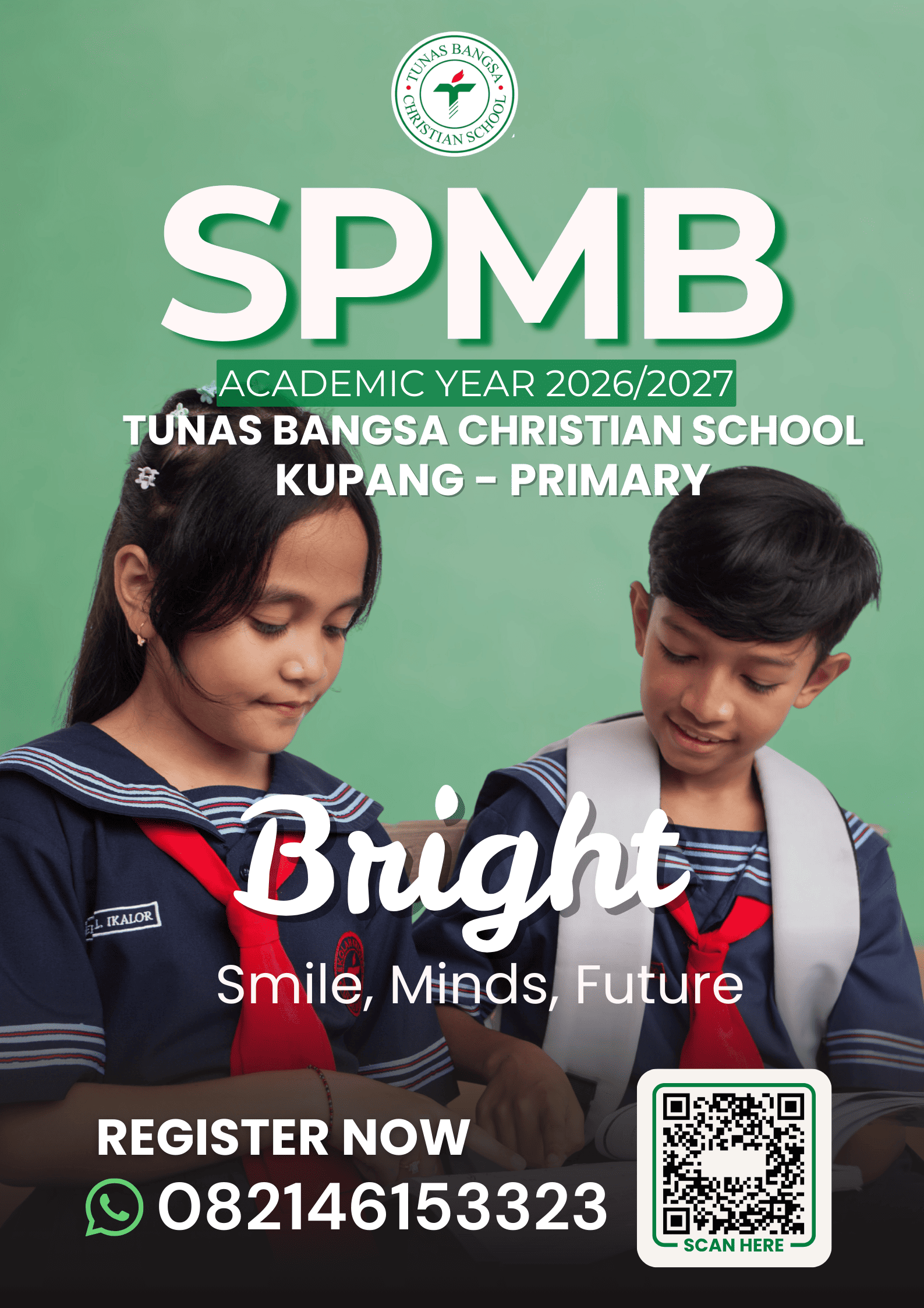 SPMB 2026/2027 Tunas Bangsa Christian School Kupang - Primary